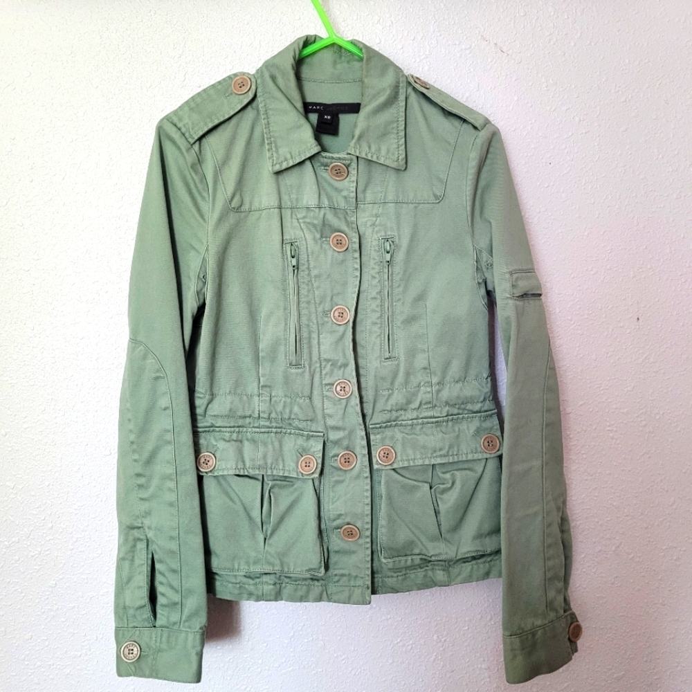 Marc Jacobs Light Green Utility Jacket